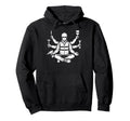 Funny Meditation Construction Worker Hoodie - Fun Novelty Design Unisex - T-Shirt, Sweatshirt, Hoodie