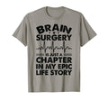 Epic Life Brain Cancer Survivor Brain T-Shirt - Minimalist Print Men Women - T-Shirt, Sweatshirt, Hoodie