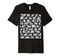 Book Dragon Library Bookcase Pattern T-Shirt - Minimalist Print Men Women - T-Shirt, Sweatshirt, Hoodie