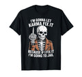Im Gonna Let Karma Fix It Because If I T-Shirt - Graphic Print Men Women - T-Shirt, Sweatshirt, Hoodie