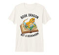 Pun Book Dragon Not Bookworm Bearded T-Shirt - Graphic Print for Adults - T-Shirt, Sweatshirt, Hoodie