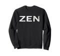 Zen Distressed Mindfulness Meditation Sweatshirt - Trendy Graphic Unisex - T-Shirt, Sweatshirt, Hoodie