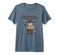 Western Cowboy Cat Hold Partner Im T-Shirt - Custom Art Print for Adults - T-Shirt, Sweatshirt, Hoodie