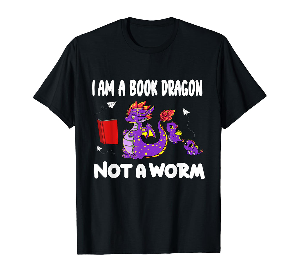 Im Book Dragon Not Worm Bookworm Book T-Shirt - Streetwear Style Men Women - T-Shirt, Sweatshirt, Hoodie