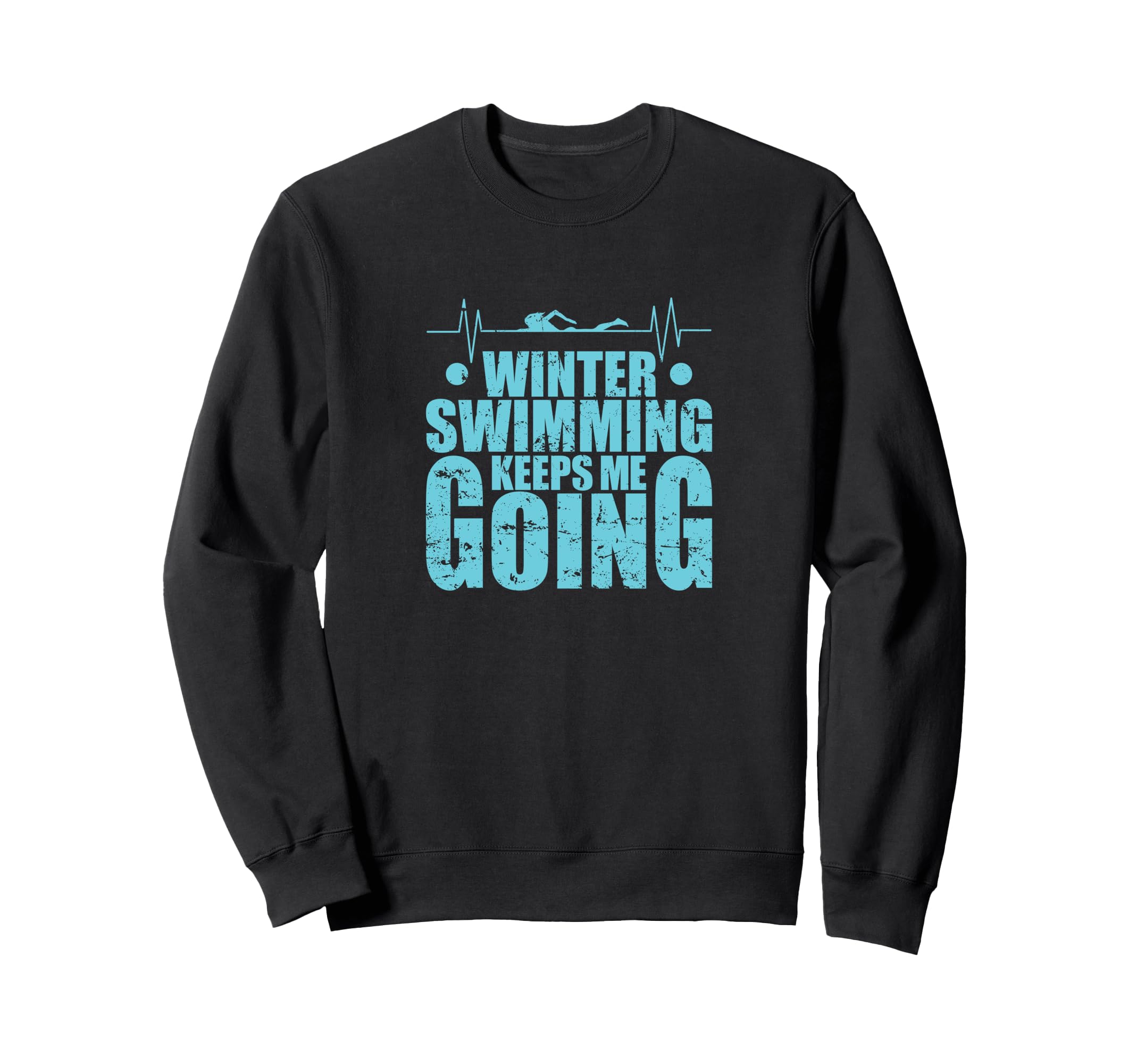 Swimming Water Cold Winter Ice Health T-Shirt - Novelty Apparel for Adults - T-Shirt, Sweatshirt, Hoodie