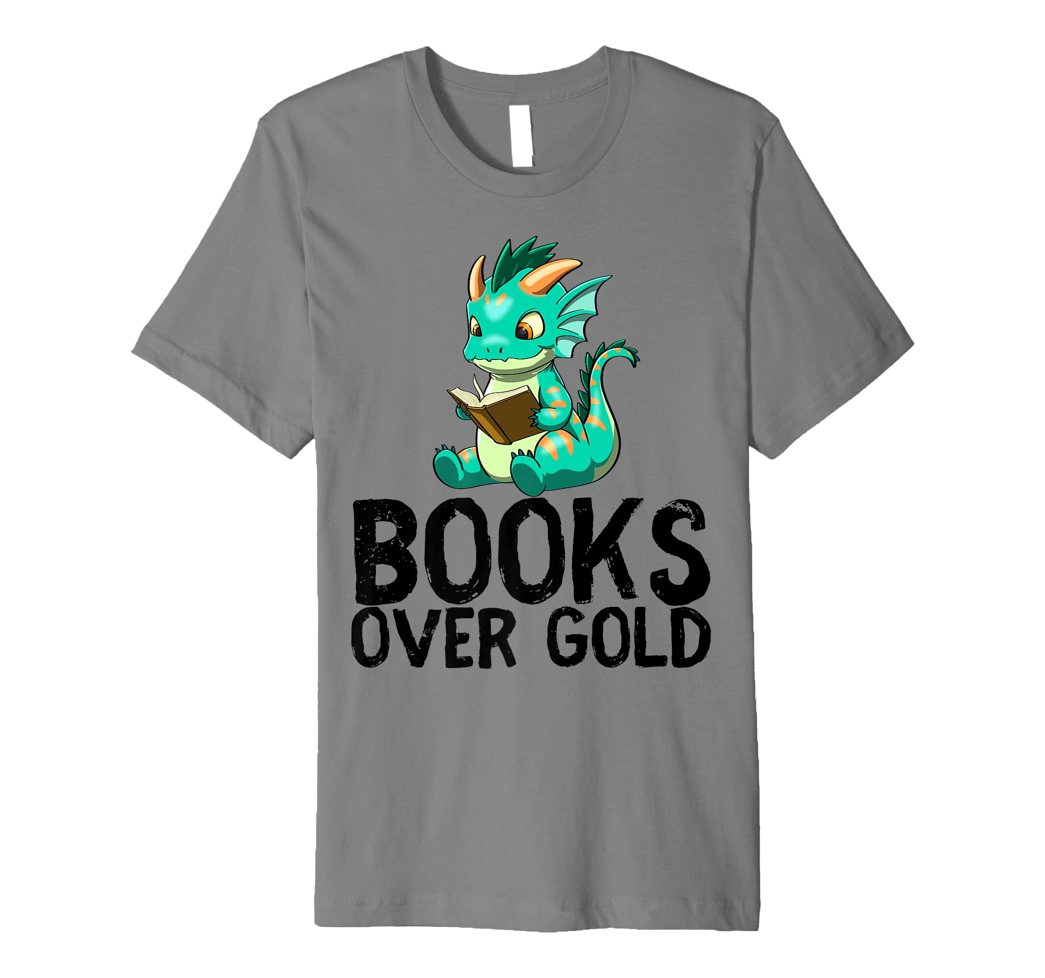 Dragon Reading Book Worm Nerd T-Shirt - Casual Everyday Wear Men Women - T-Shirt, Sweatshirt, Hoodie