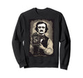 Edgar Allan Poe Selfie Daguerreotype Sweatshirt - Unique Graphic Men Women - T-Shirt, Sweatshirt, Hoodie