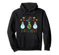 Neurodiversity Brain Autism Awareness Hoodie - Novelty Apparel Men Women - T-Shirt, Sweatshirt, Hoodie