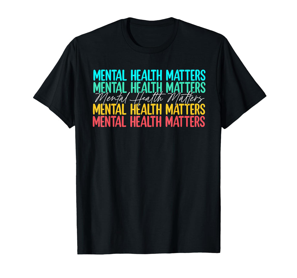 Mental Health Matters End Stigma T-Shirt - Minimalist Print Men Women - T-Shirt, Sweatshirt, Hoodie