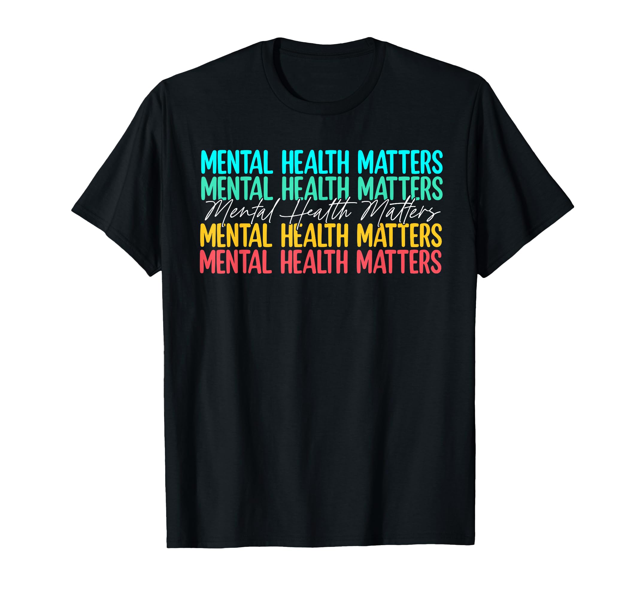 Mental Health Matters End Stigma T-Shirt - Minimalist Print Men Women - T-Shirt, Sweatshirt, Hoodie