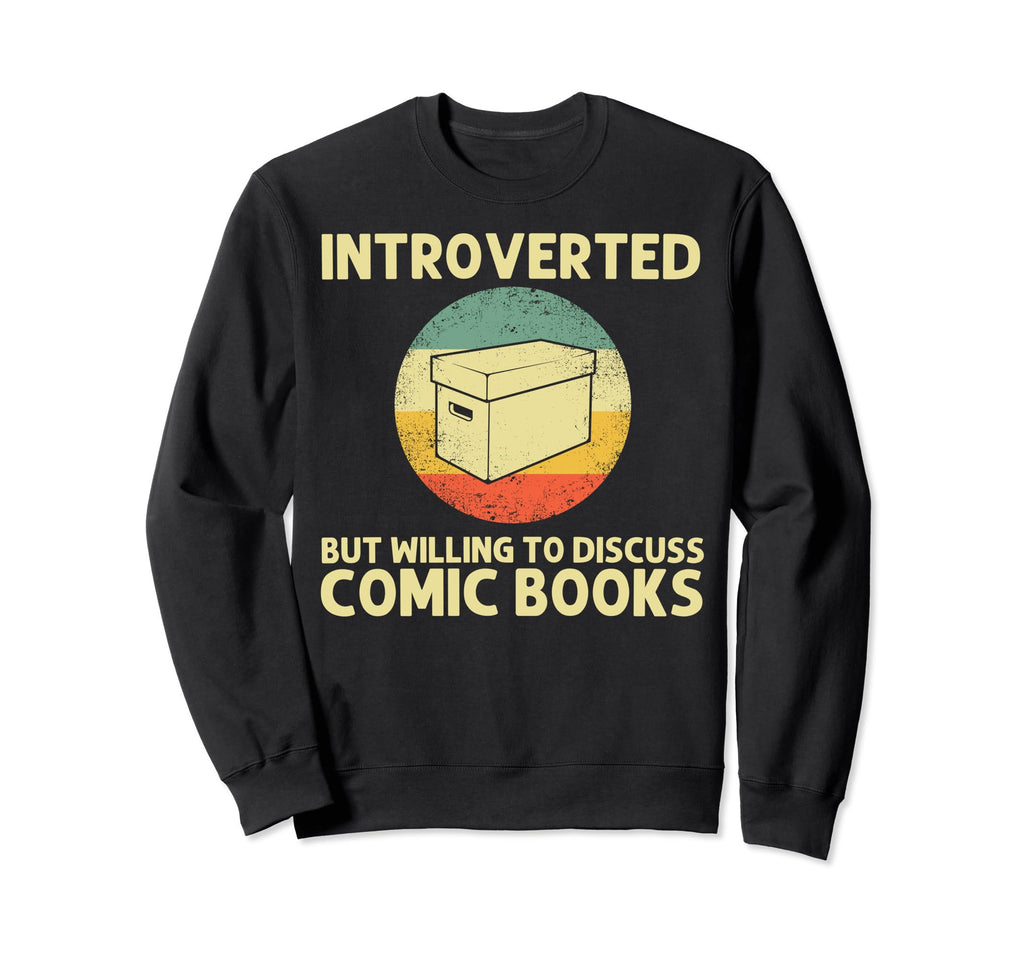 Comic Book Comic Book Lovers Books Nerd Sweatshirt - Trendy Graphic Unisex - T-Shirt, Sweatshirt, Hoodie