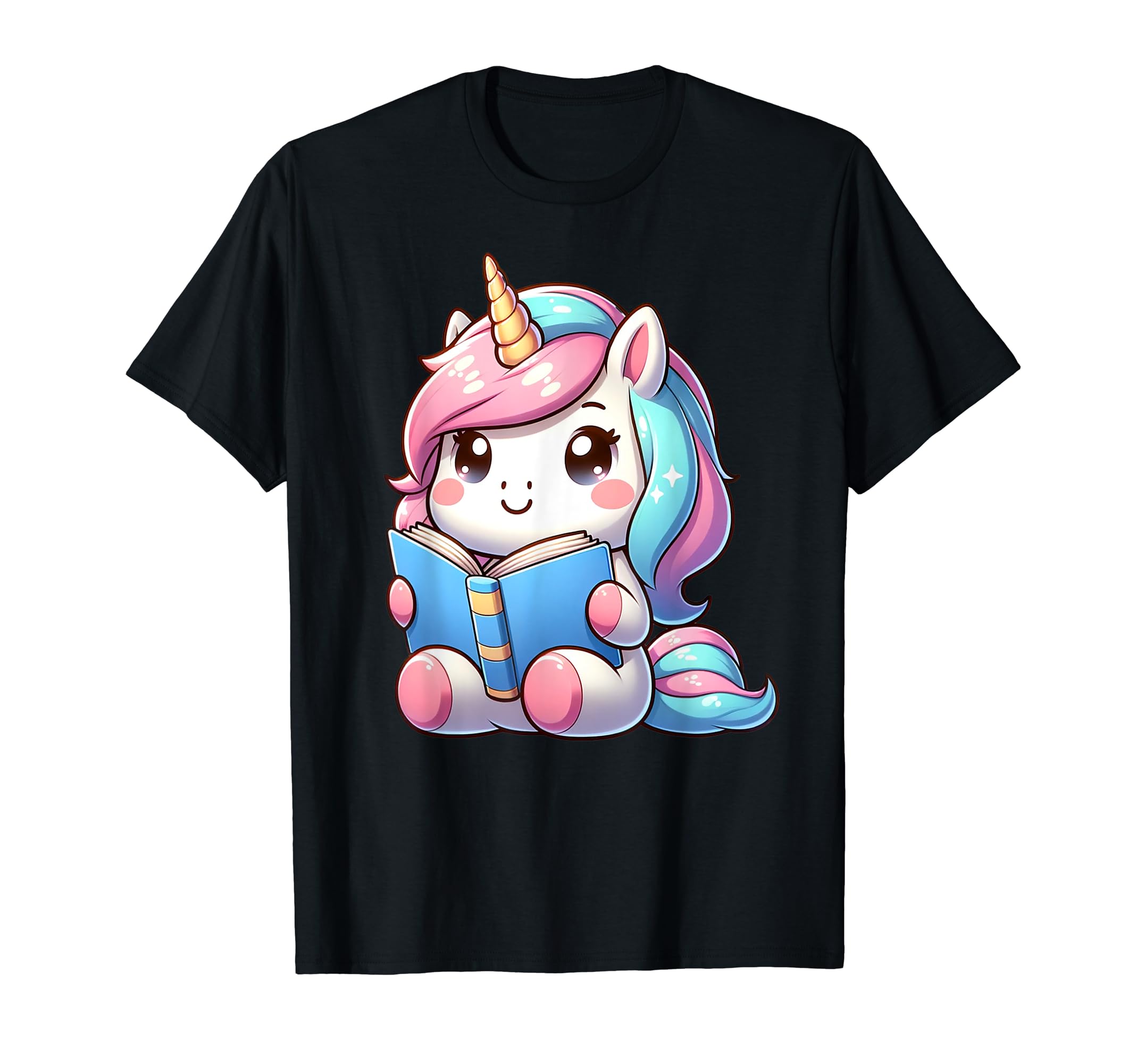 Funny Anime Kawaii Rainbow Unicorn T-Shirt - Novelty Apparel Men Women - T-Shirt, Sweatshirt, Hoodie