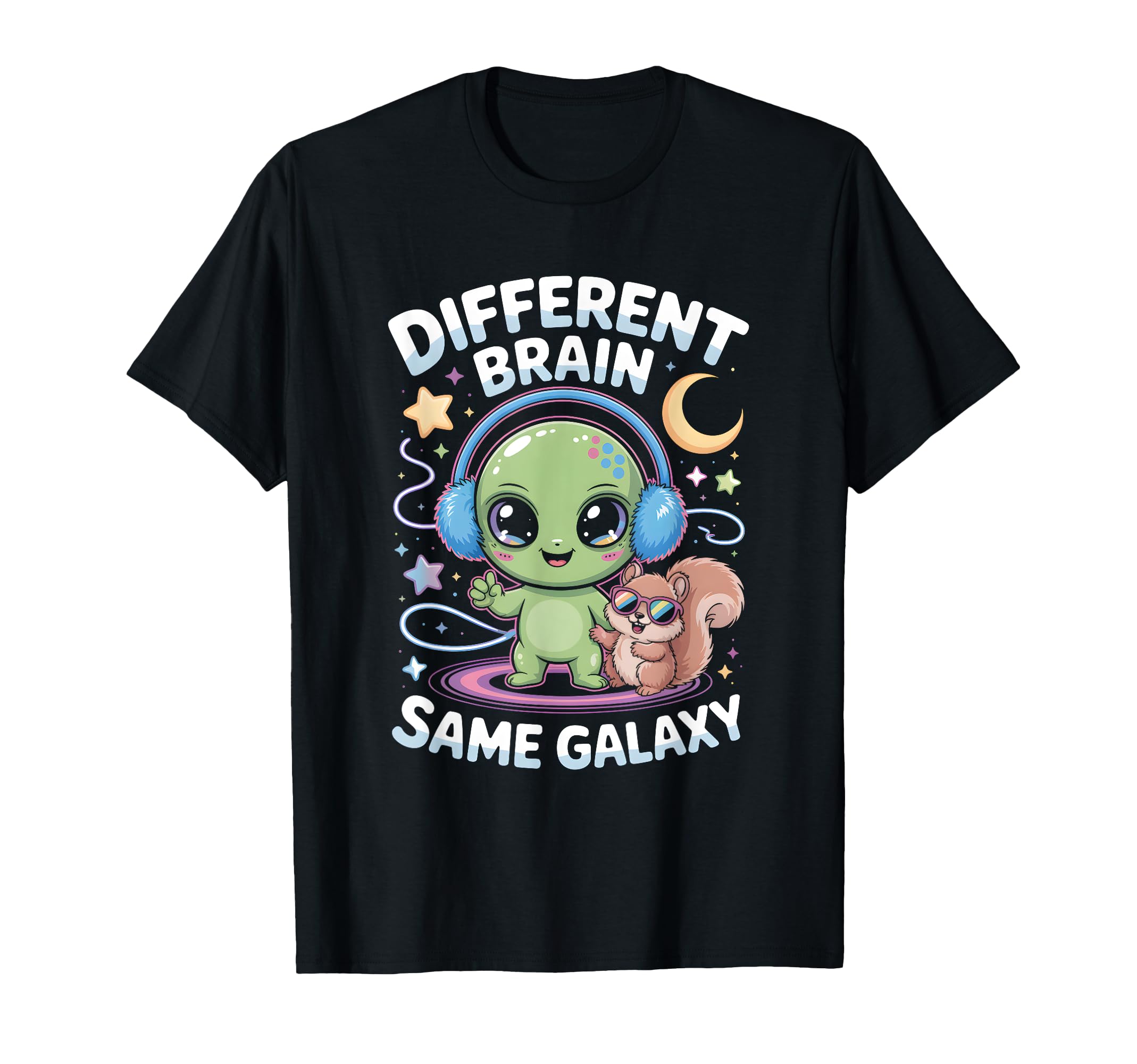 Neurodiverse Different Brain Same T-Shirt - Aesthetic Graphic Men Women - T-Shirt, Sweatshirt, Hoodie