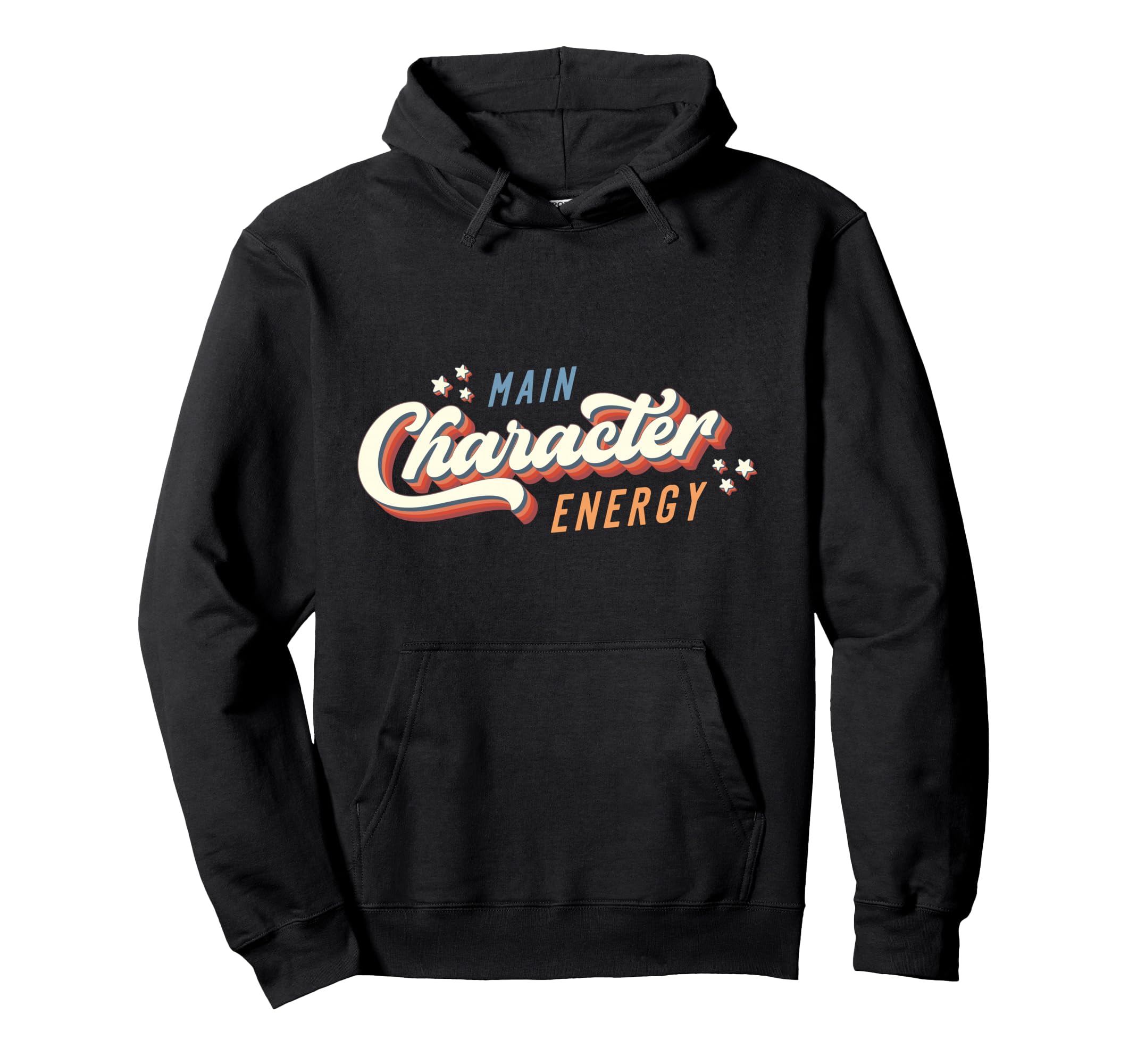 Main Character Energy Self Care Self Hoodie - Trendy Graphic for Adults - T-Shirt, Sweatshirt, Hoodie