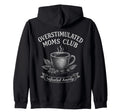 Overstimulated Moms Club Groovy Sweatshirt - Custom Art Print Men Women - T-Shirt, Sweatshirt, Hoodie