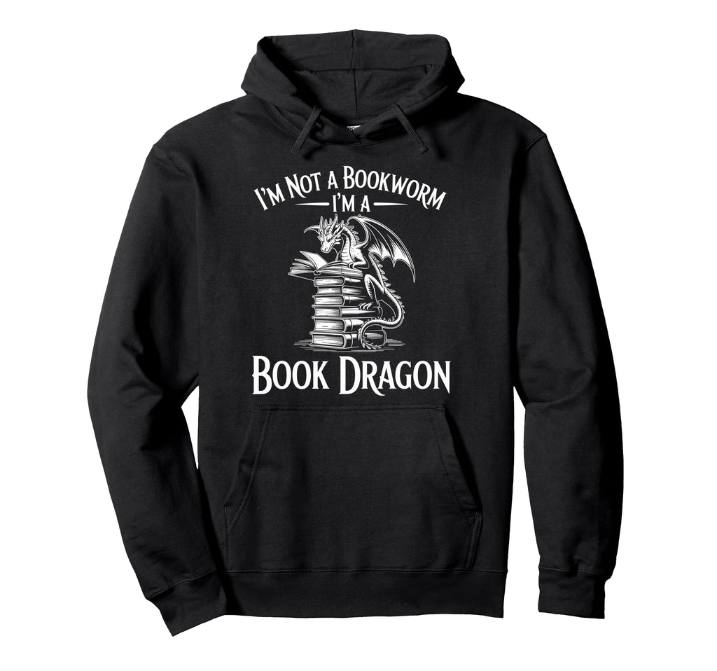 Fantasy Books Club Fun Not Bookworm Hoodie - Novelty Apparel for Adults - T-Shirt, Sweatshirt, Hoodie