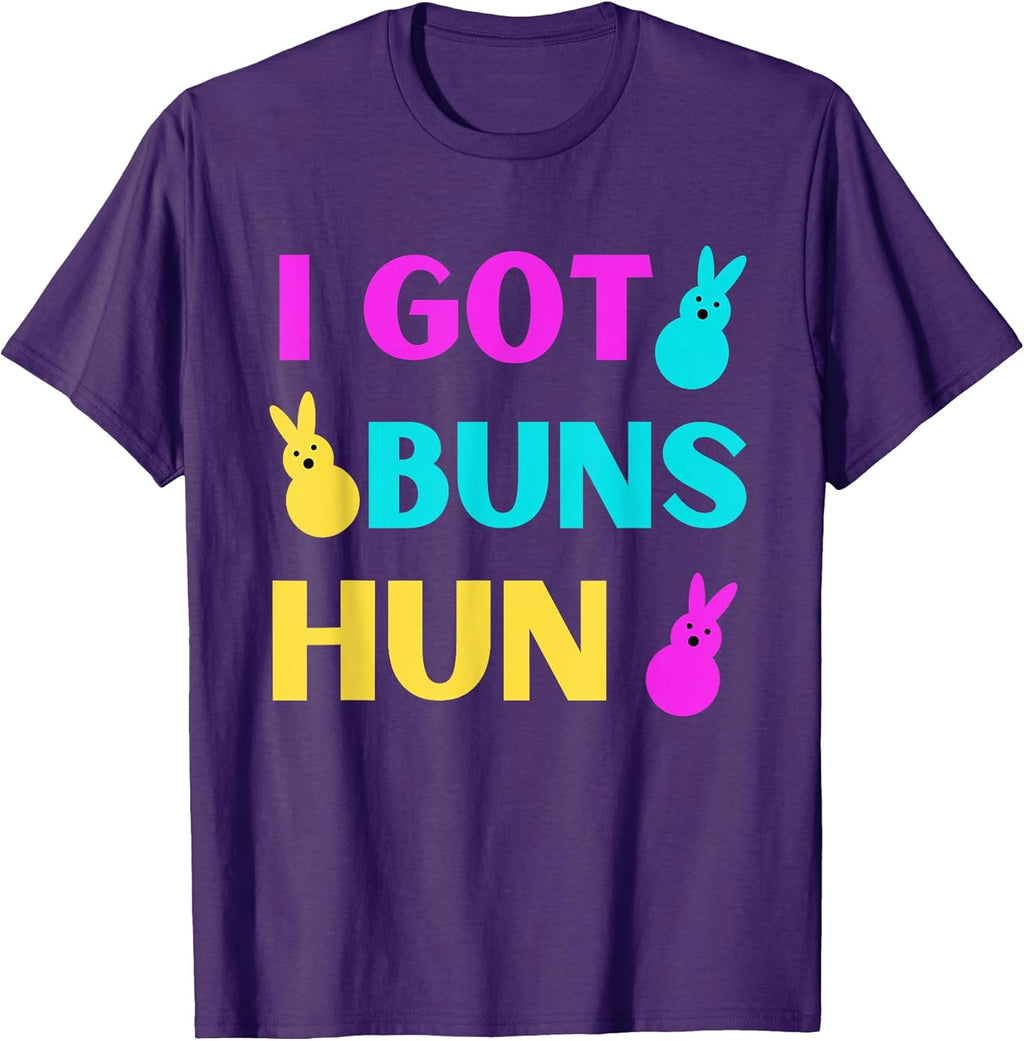 Funny and Cute Easter Shirt - Cute Bunny Buns Hun Unisex T-shirt, Sweatshirt, Hoodie, Long Sleeve Tee - T-Shirt, Sweatshirt, Hoodie