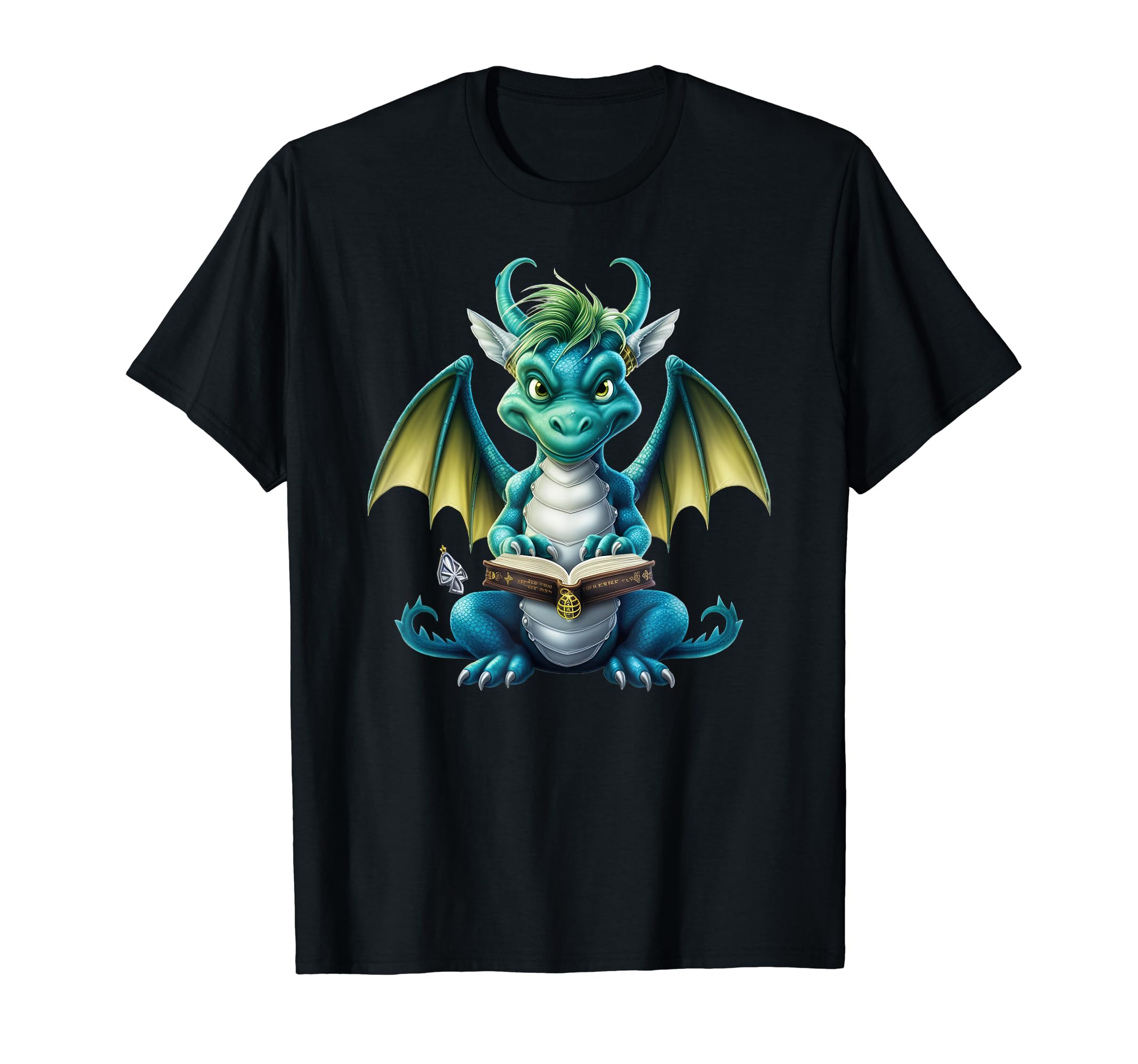 Chinese Year Dragon Dragon Books Colorful T-Shirt - Graphic Print Unisex - T-Shirt, Sweatshirt, Hoodie