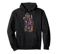 Tie Dye Yoga Travel Repeat Hoodie - Casual Everyday Wear for Adults - T-Shirt, Sweatshirt, Hoodie