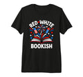 Book Fireworks Patriotic Red White T-Shirt - Novelty Apparel Men Women - T-Shirt, Sweatshirt, Hoodie