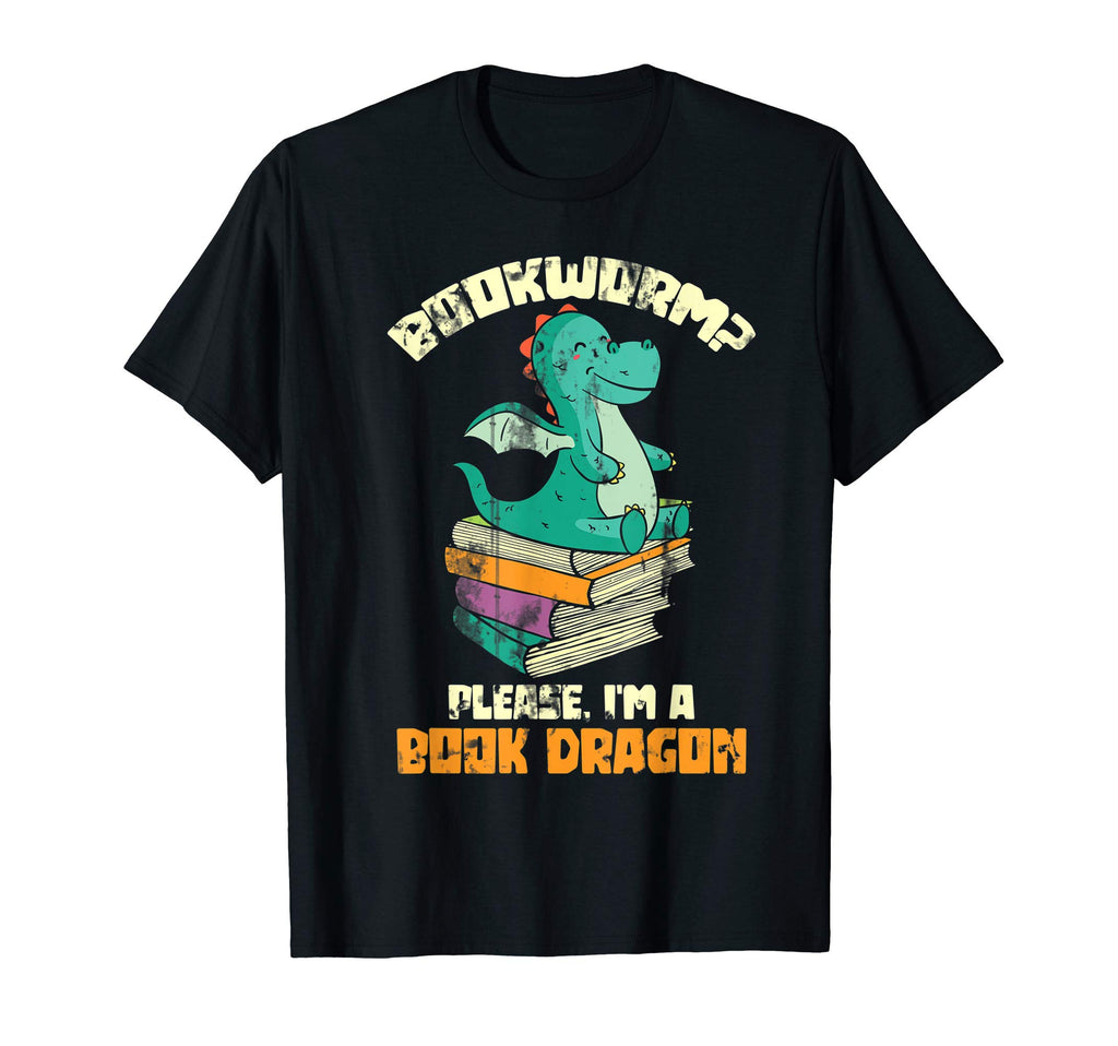 Bookworm Please Im Book Dragon T-Shirt - Aesthetic Graphic Men Women - T-Shirt, Sweatshirt, Hoodie