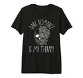 Dark Romance Is My Therapy Book Lover T-Shirt - Streetwear Style Unisex - T-Shirt, Sweatshirt, Hoodie