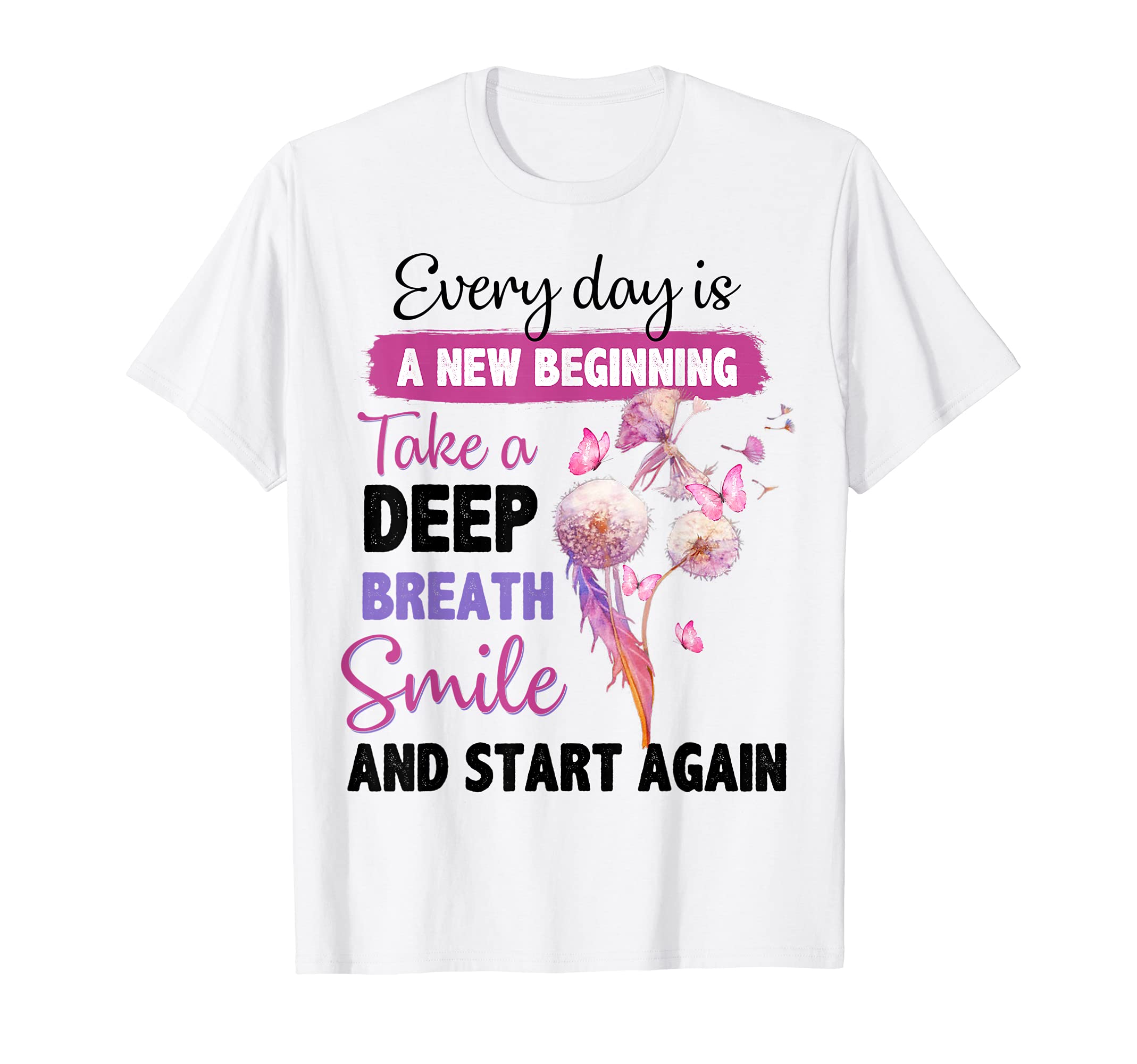Butterfly Take Deep Breath T-Shirt - Novelty Apparel for Adults - T-Shirt, Sweatshirt, Hoodie