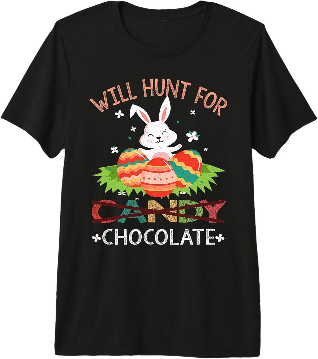 Food Happy Easter Day Egg Easter 2026 Bunny Rabbit Unisex T-shirt, Sweatshirt, Hoodie, Long Sleeve Tee - T-Shirt, Sweatshirt, Hoodie