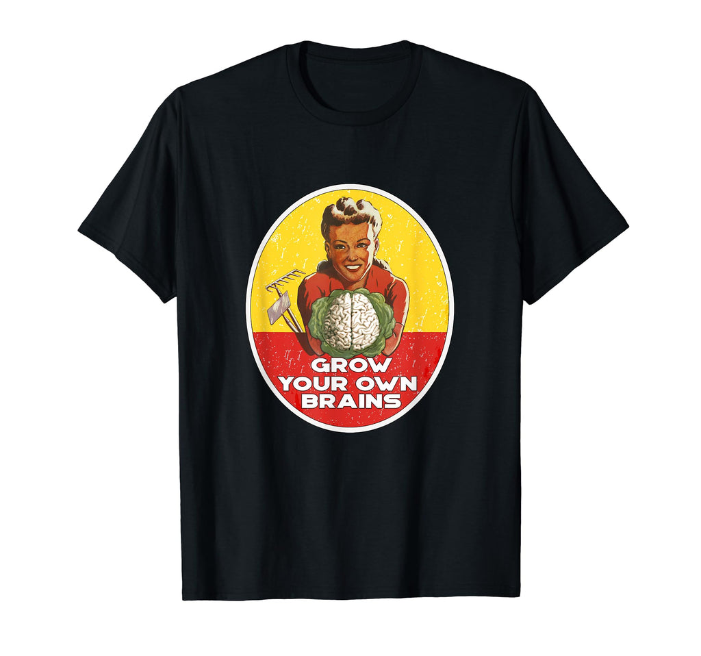 Grow Your Own Brain Fake Ads Funny Memes T-Shirt - Graphic Print Men Women - T-Shirt, Sweatshirt, Hoodie
