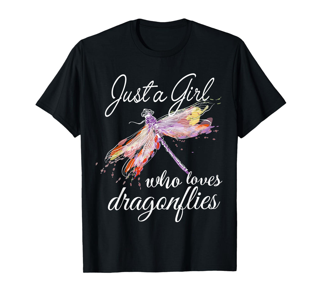Just Who Loves Dragonflies Entomologist T-Shirt - Trendy Graphic Unisex - T-Shirt, Sweatshirt, Hoodie
