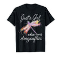 Just Who Loves Dragonflies Entomologist T-Shirt - Trendy Graphic Unisex - T-Shirt, Sweatshirt, Hoodie