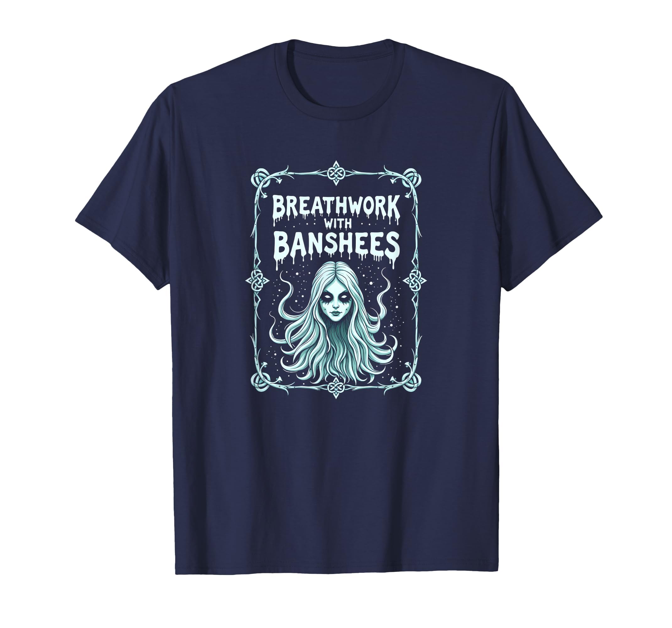 Halloween Health Wellness Breathwork T-Shirt - Minimalist Print Men Women - T-Shirt, Sweatshirt, Hoodie