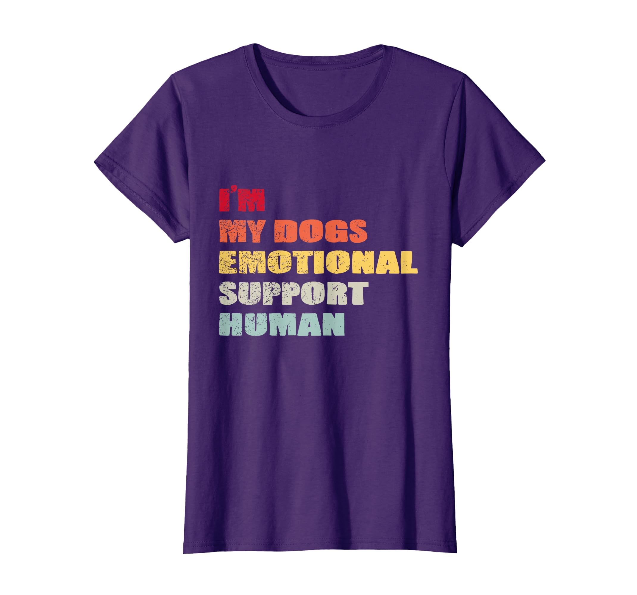 Im My Dogs Emotional Support Human T-Shirt - Minimalist Print Unisex - T-Shirt, Sweatshirt, Hoodie
