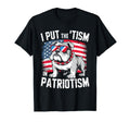 I Put Tism Patriotism English Bulldog T-Shirt - Trendy Graphic Men Women - T-Shirt, Sweatshirt, Hoodie