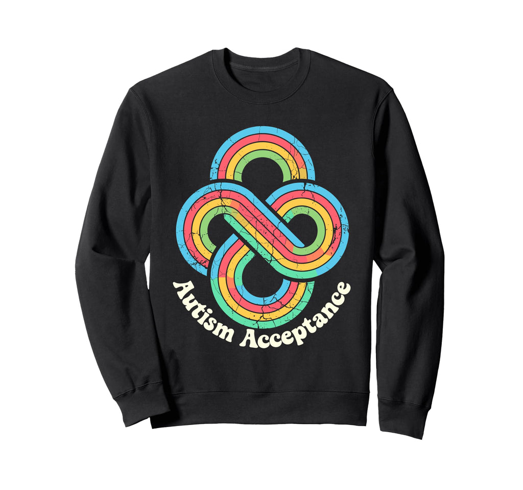 Autism Acceptance Infinity Symbol Sweatshirt - Graphic Print for Adults - T-Shirt, Sweatshirt, Hoodie