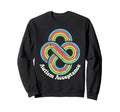 Autism Acceptance Infinity Symbol Sweatshirt - Graphic Print for Adults - T-Shirt, Sweatshirt, Hoodie