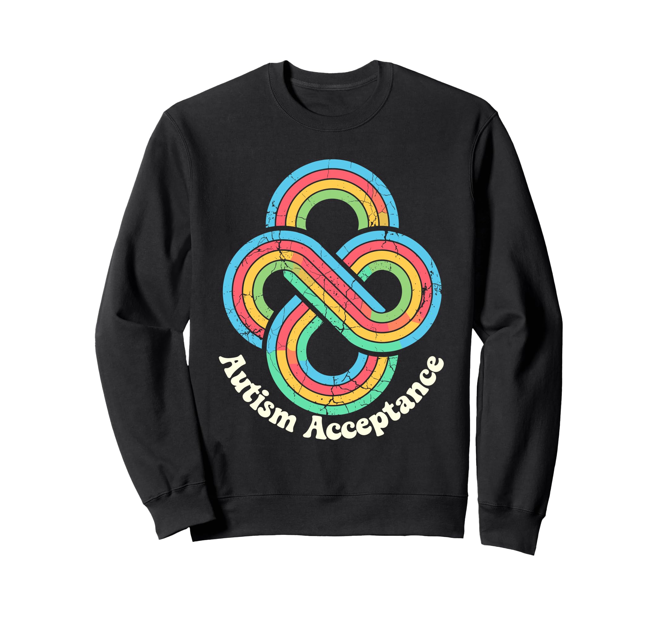 Autism Acceptance Infinity Symbol Sweatshirt - Graphic Print for Adults - T-Shirt, Sweatshirt, Hoodie