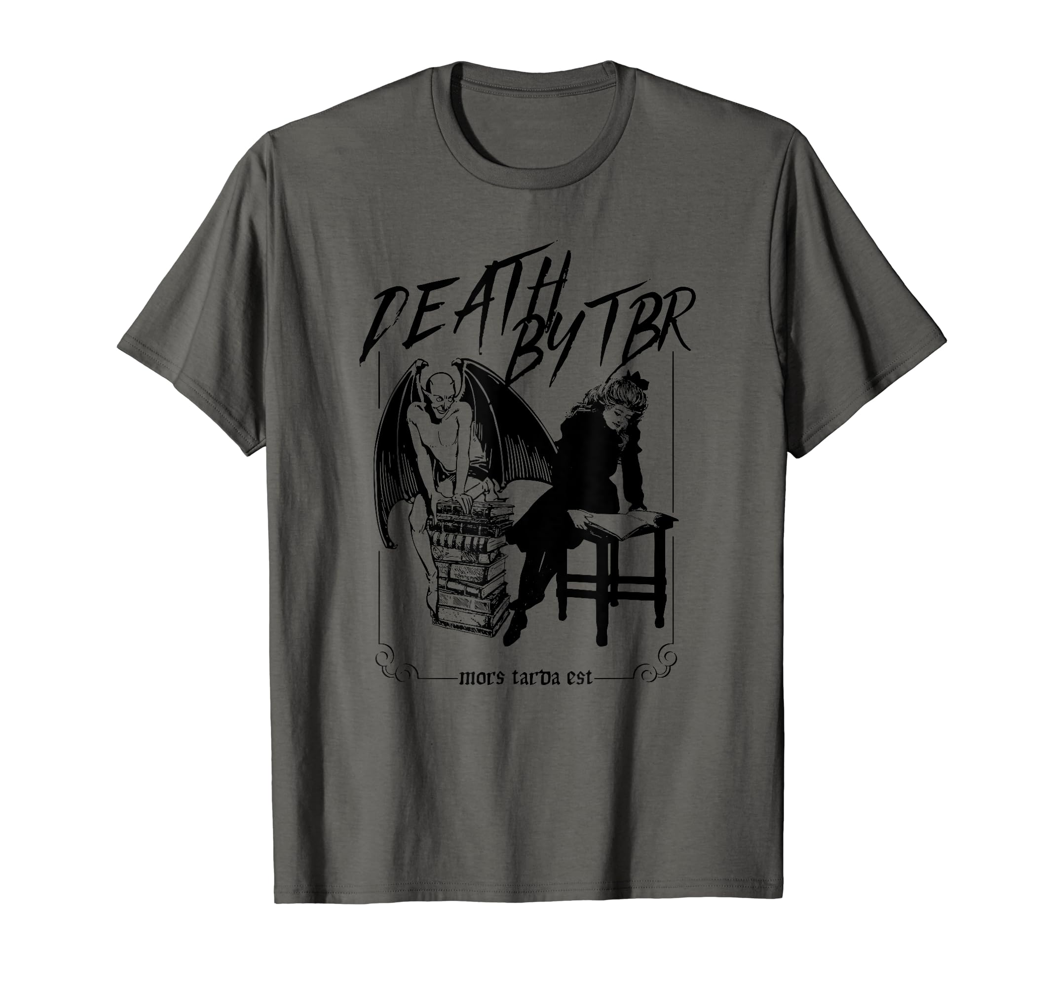 Death Tbr My To Be Read Will Be T-Shirt - Streetwear Style for Adults - T-Shirt, Sweatshirt, Hoodie
