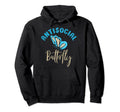 Antisocial Butterfly Antisocial Hoodie - Trendy Graphic for Adults - T-Shirt, Sweatshirt, Hoodie