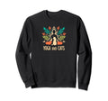 Zen Cat Meditation Mindfulness Yoga Sweatshirt - Trendy Graphic Men Women - T-Shirt, Sweatshirt, Hoodie