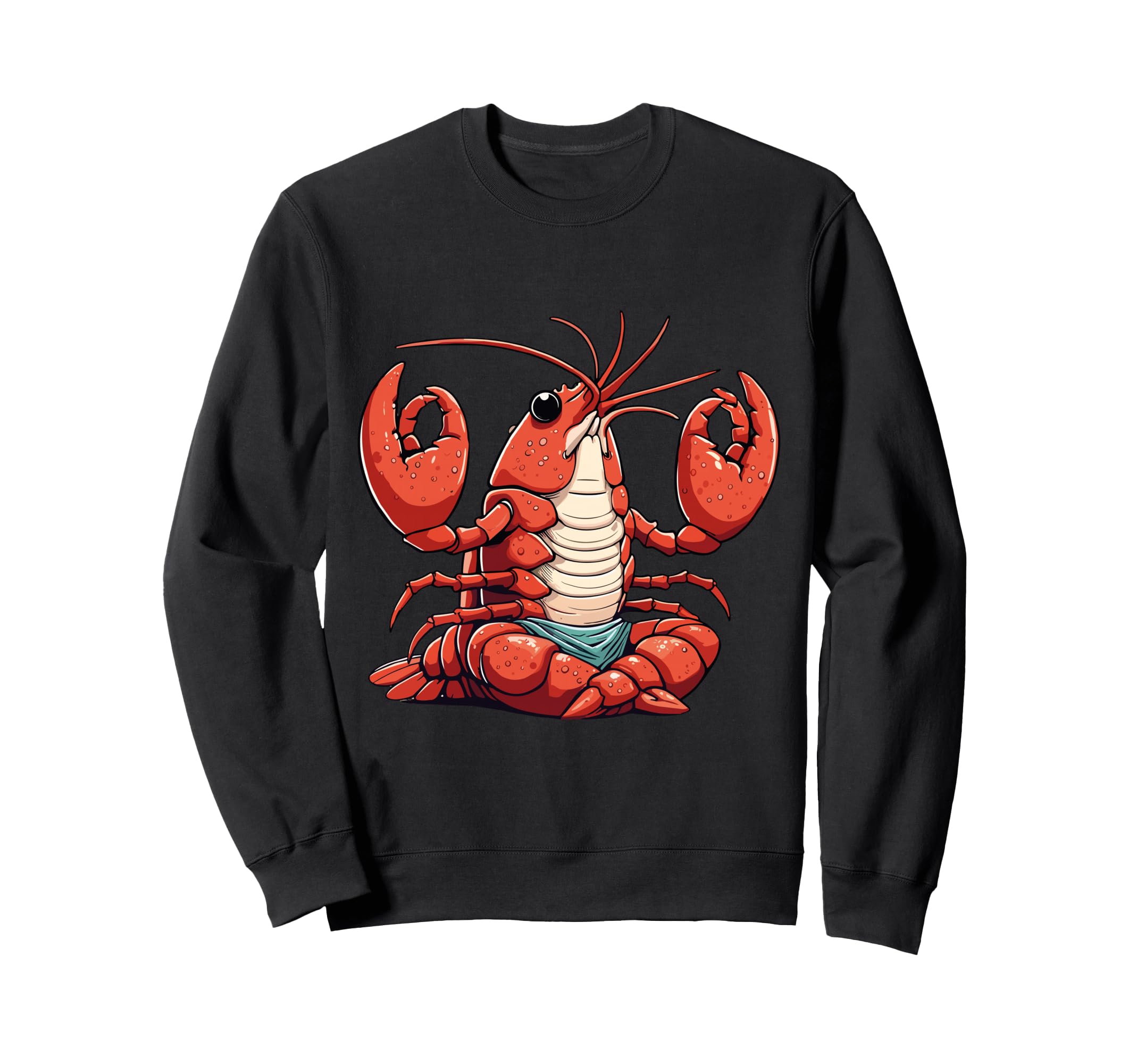 Meditation Lobster Yoga Pose Sweatshirt - Fun Novelty Design Unisex - T-Shirt, Sweatshirt, Hoodie