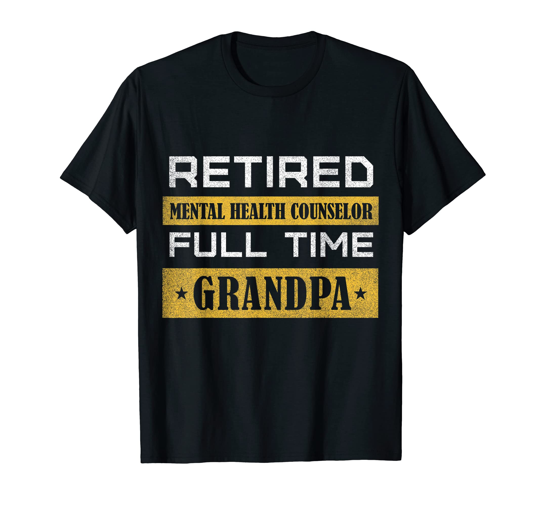 Mens Retired Mental Health Counselor T-Shirt - Aesthetic Graphic Unisex - T-Shirt, Sweatshirt, Hoodie