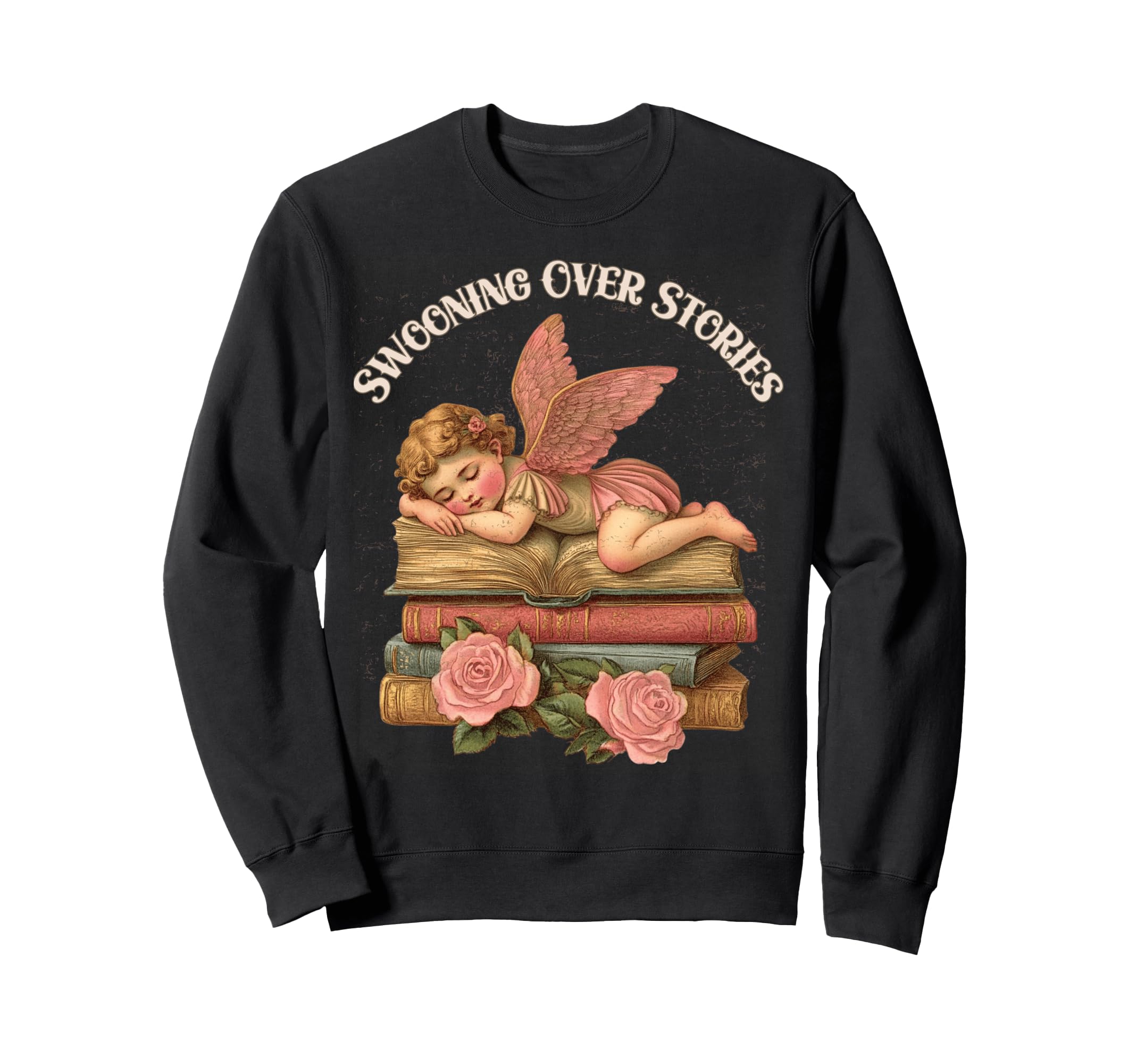 Valentines Swooning Over Stories Sweatshirt - Casual Everyday Wear Unisex - T-Shirt, Sweatshirt, Hoodie
