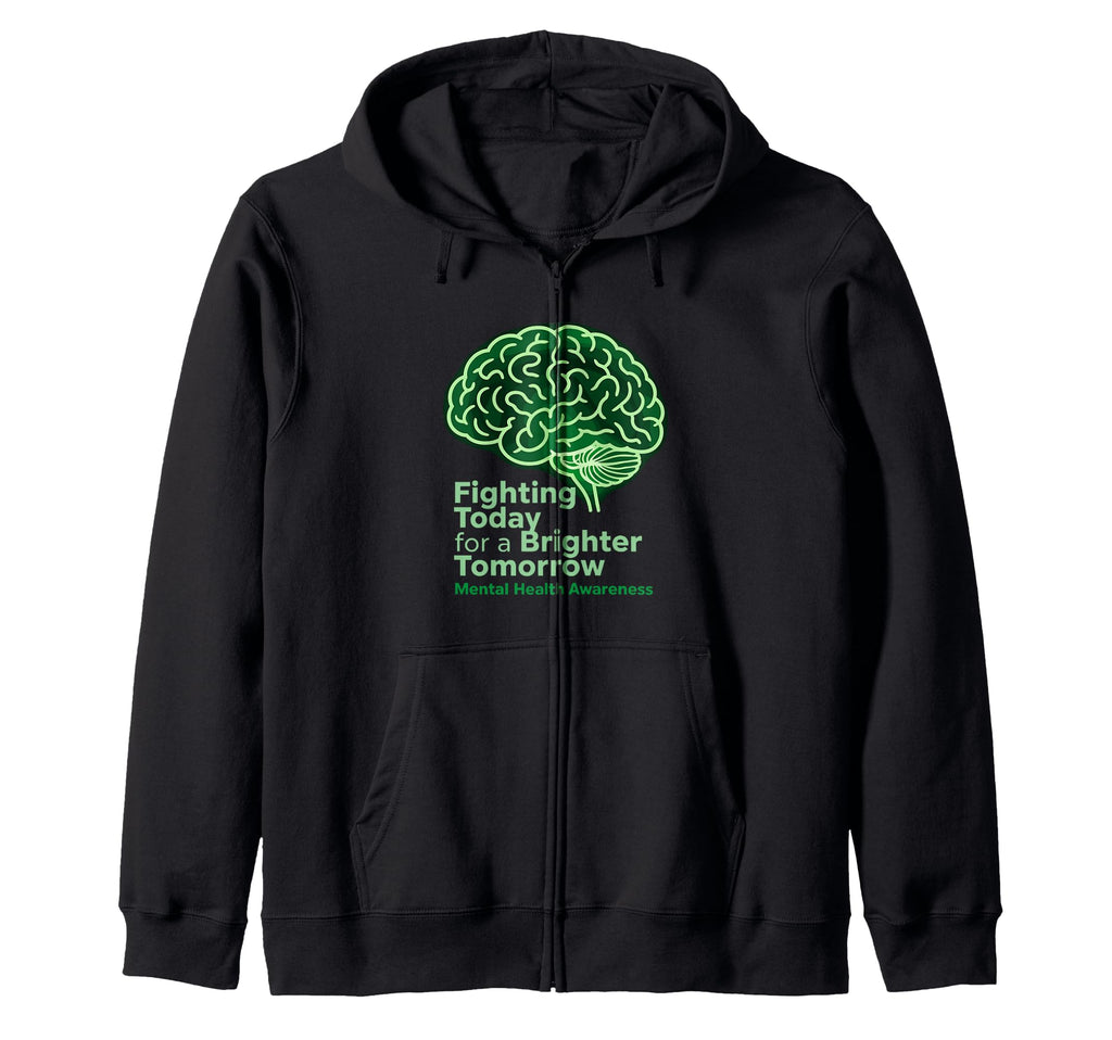 Mental Health Awareness Month Green T-Shirt - Minimalist Print Men Women - T-Shirt, Sweatshirt, Hoodie