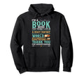 Im Book Nerd Bookworm Reading Books Hoodie - Minimalist Print Men Women - T-Shirt, Sweatshirt, Hoodie