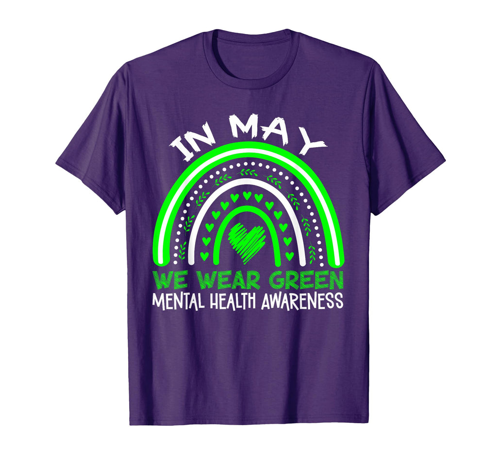 Mental Health Matters We Wear T-Shirt - Casual Everyday Wear for Adults - T-Shirt, Sweatshirt, Hoodie