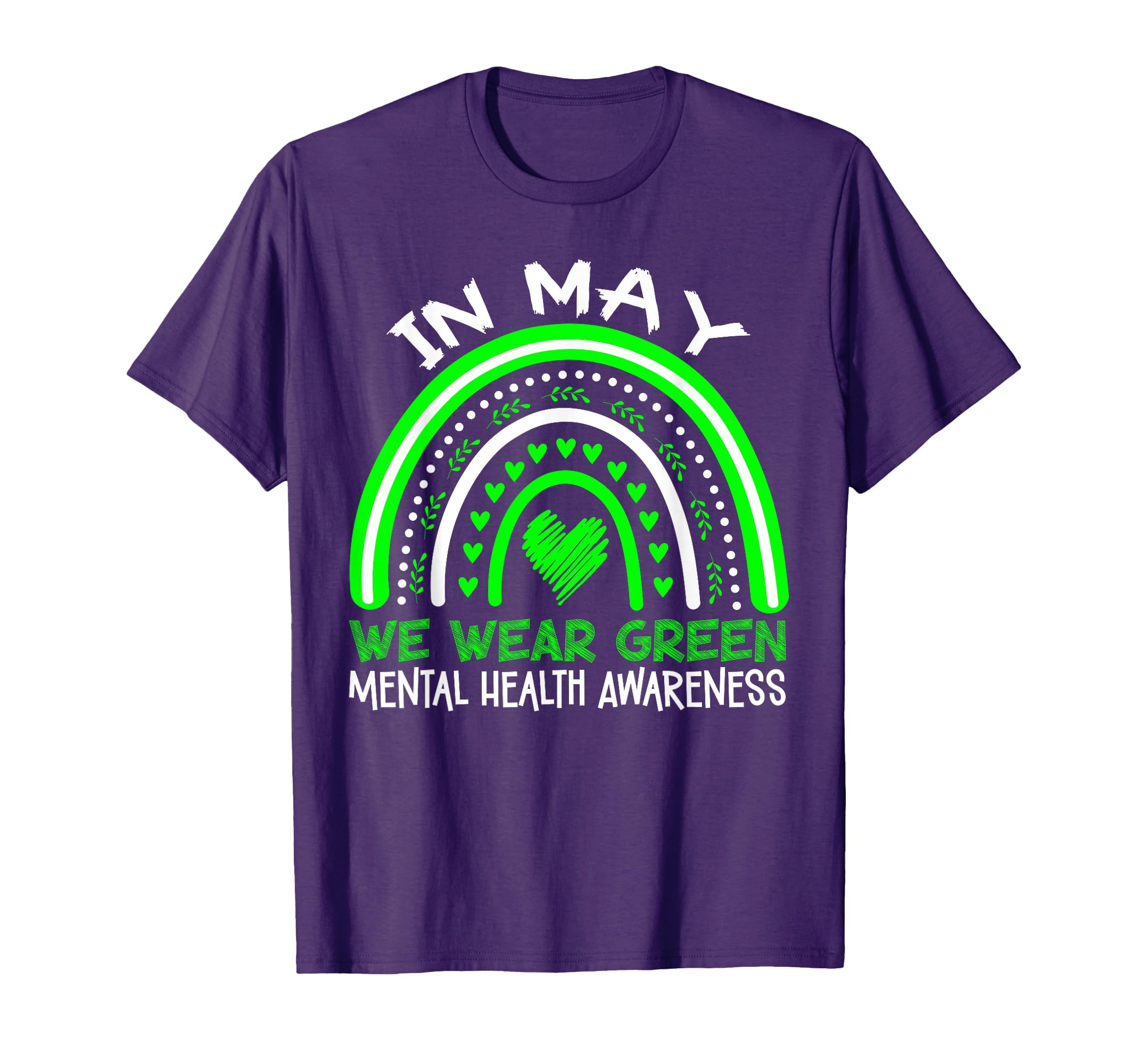 Mental Health Matters We Wear T-Shirt - Casual Everyday Wear for Adults - T-Shirt, Sweatshirt, Hoodie