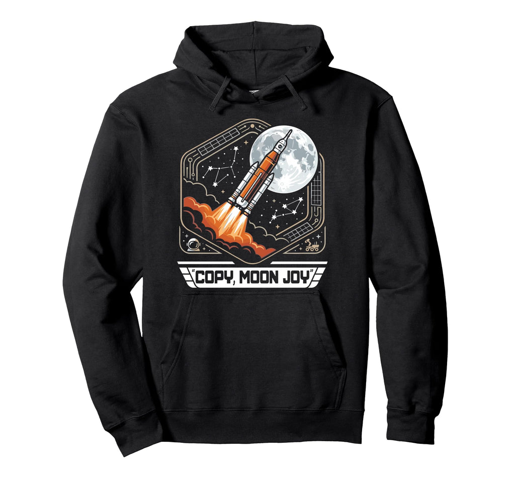 Copy Moon Joy Statement Full Moon Hoodie - Graphic Print for Adults - T-Shirt, Sweatshirt, Hoodie