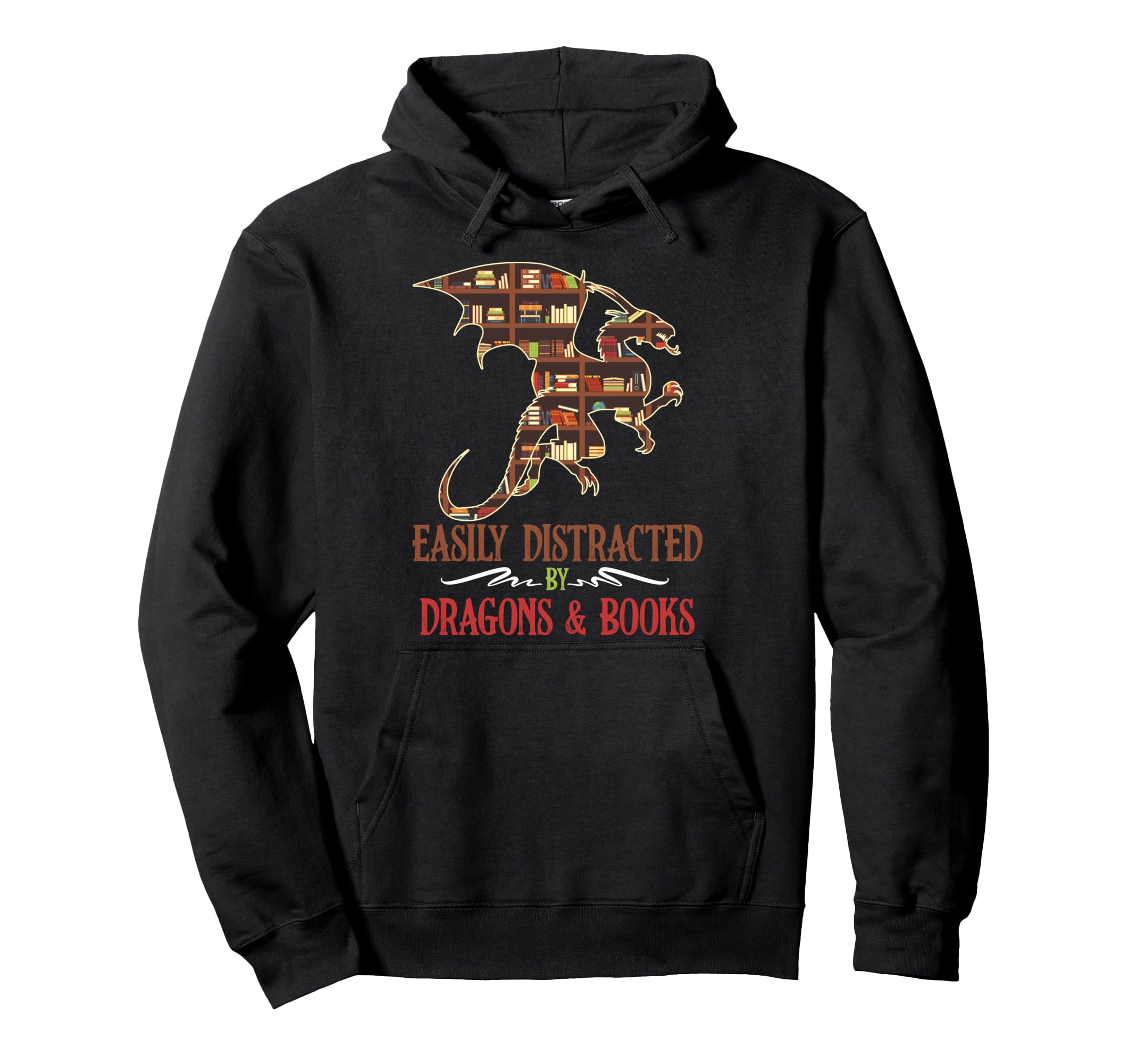 Reader Bookworm Book Lover Animal Gift Hoodie - Graphic Print Men Women - T-Shirt, Sweatshirt, Hoodie