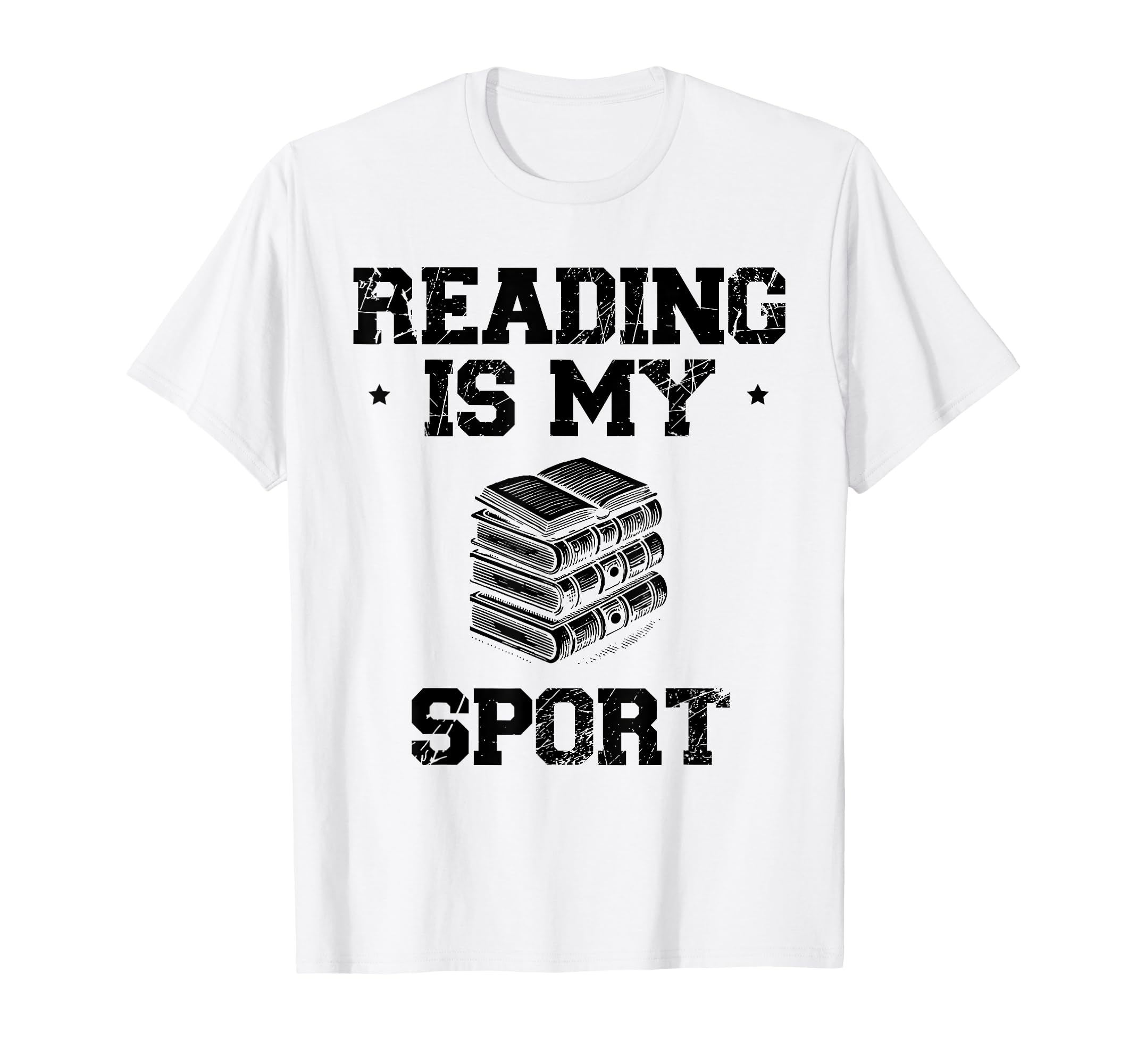 Reading Is My Sport Library Book T-Shirt - Casual Everyday Wear Men Women - T-Shirt, Sweatshirt, Hoodie